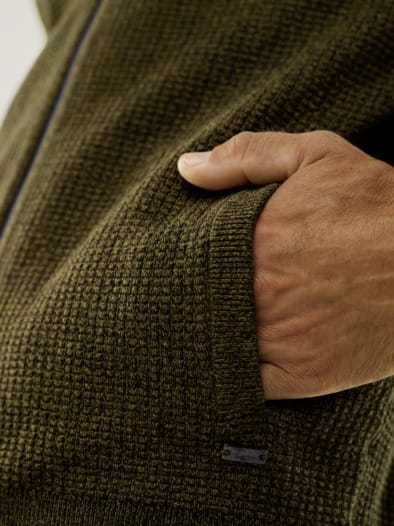 Strukturjacke Farbeffekt Schilf