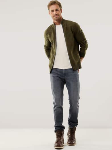 Strukturjacke Farbeffekt Schilf