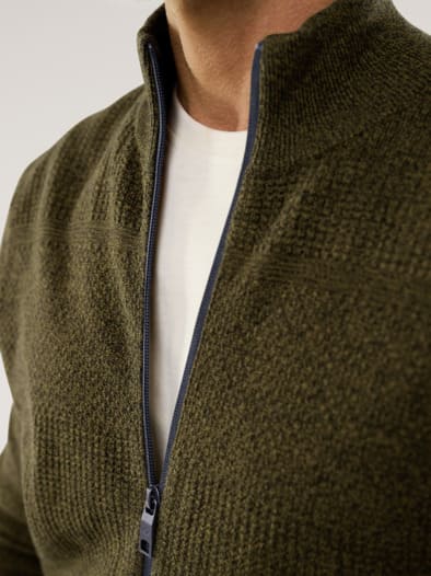 Strukturjacke Farbeffekt Schilf