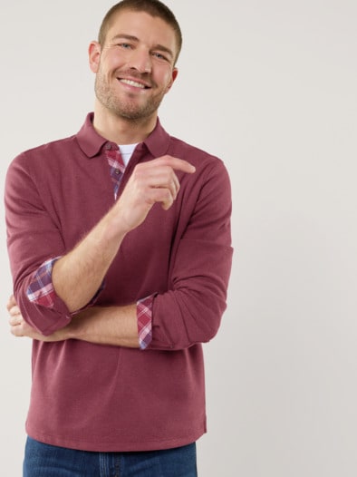 Premium Polo Supersoft Bordeaux