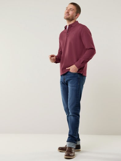 Premium Polo Supersoft Bordeaux