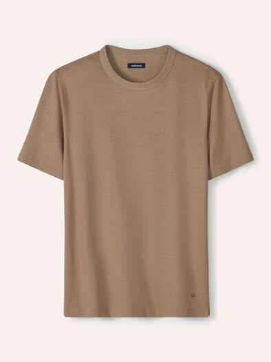 Leinen T-Shirt Latte
