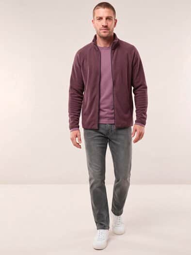 Zippjacke aus Polarfleece Barolo