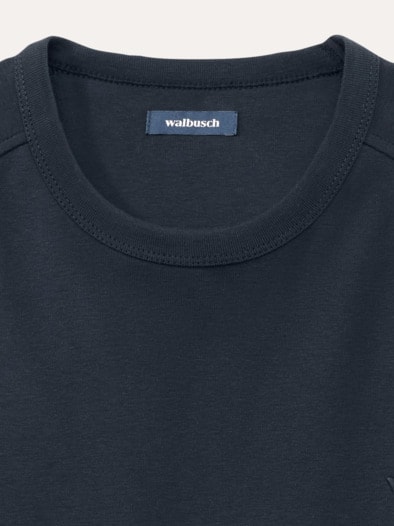 Langarm Zu schade für Drunter-Shirt Marine