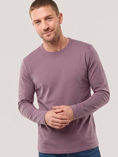 Langarm Zu schade für Drunter-Shirt Rosenholz