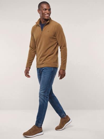 Ultraleicht Thermoshirt Cognac