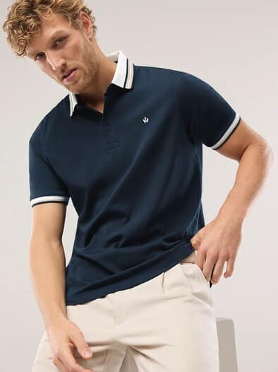 Interlock Polo Marine