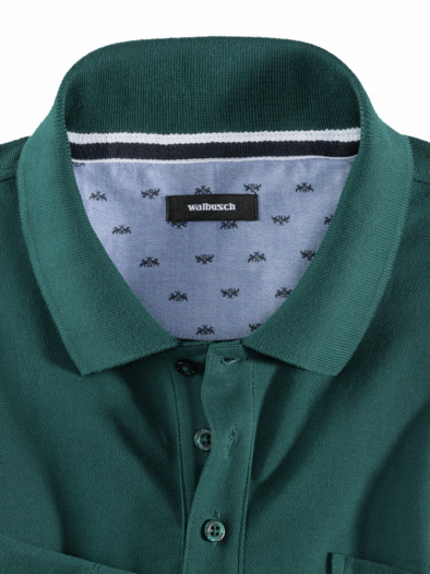Pique-Polo Pima Cotton Dunkelgrün