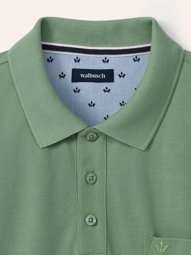Pique-Polo Pima Cotton Lindgrün