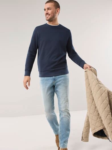 Leicht-Sweatshirt Marine