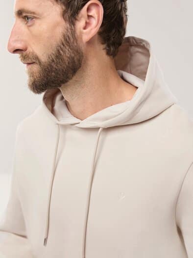 Easycare Kapuzen-Sweatshirt Natur