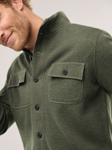 Sweatjacke Khaki Melange