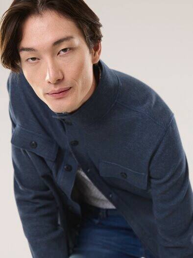 Sweatjacke Marine Melange