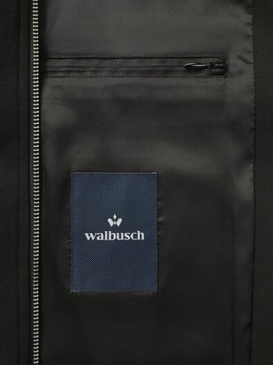 Anzug-Blouson mit Stehkragen Schwarz