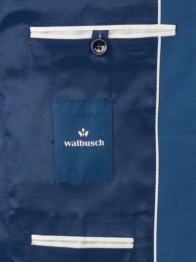 Anzug-Sakko aus Baumwollmix Rauchblau