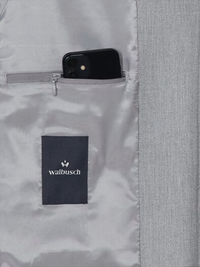 Blouson mit Stehkragen Grau