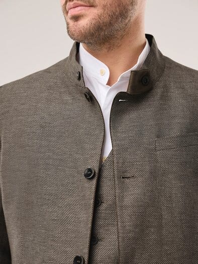 Reiseleinen-Janker Beige