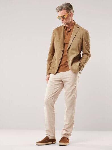 Microvelours Sakko Camel