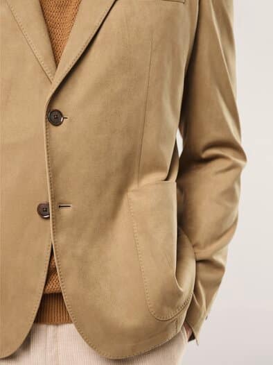 Microvelours Sakko Camel