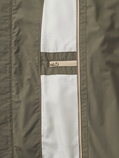 Baumwoll Leichtblouson Oliv