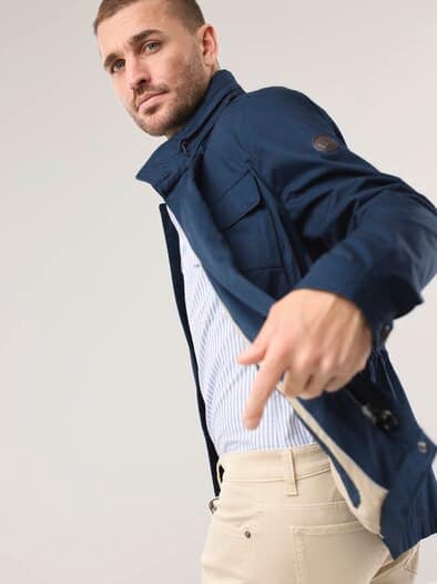 Multitaschen Jacke Marine
