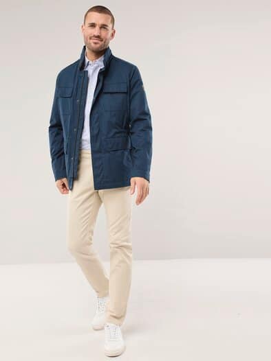 Multitaschen Jacke Marine