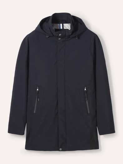 Microfaser Langjacke Marine