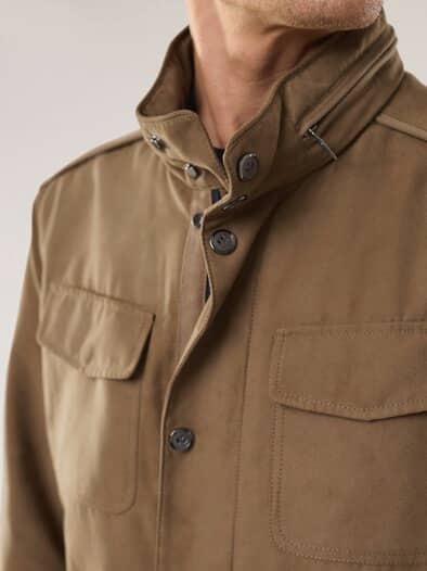 Ultraskin Multitaschen Jacke Cognac