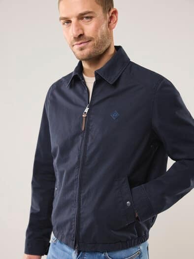 Baumwoll Blouson Marine