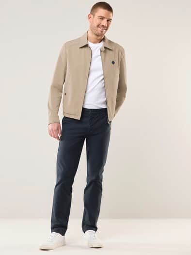 Baumwoll Blouson Beige