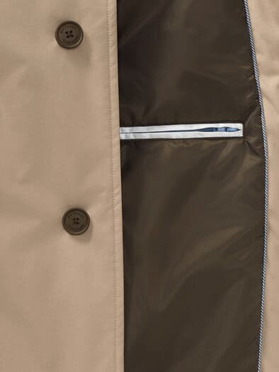Mantel aus Microfaser Taupe