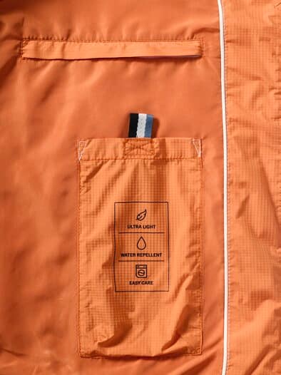 Microfaser Leichtblouson Orange