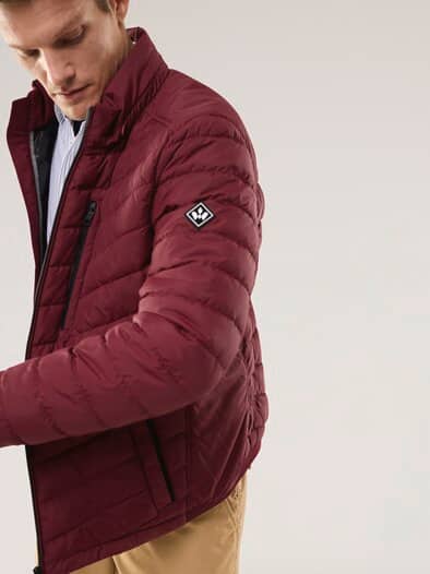 Klima Leichtsteppjacke Rot