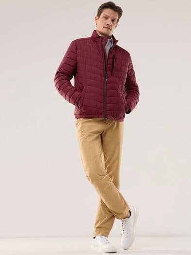 Klima Leichtsteppjacke Rot