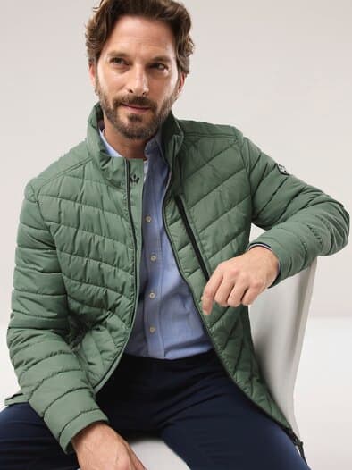 Klima Leichtsteppjacke Lindgrün