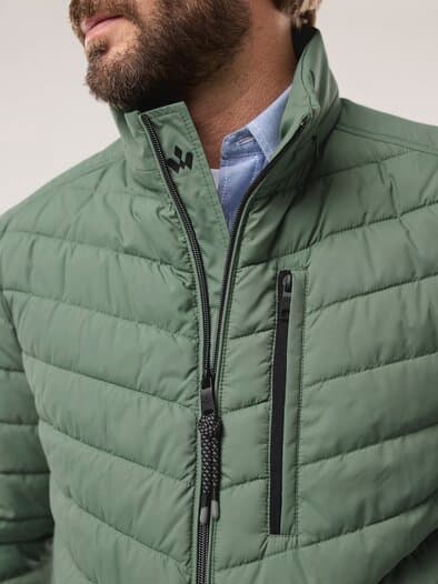 Klima Leichtsteppjacke Lindgrün