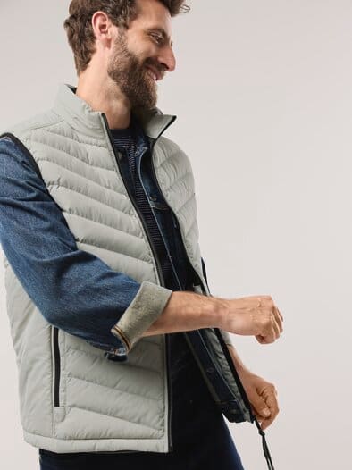 Klima Leichtsteppweste Natur