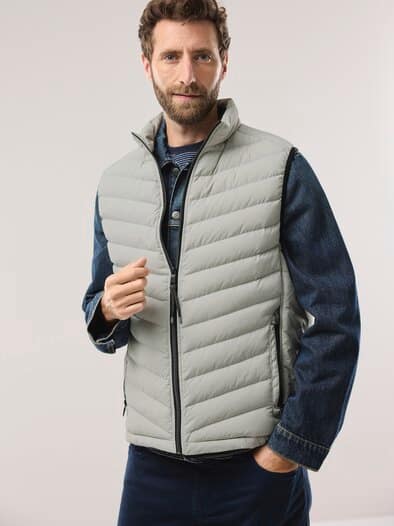 Klima Leichtsteppweste Natur