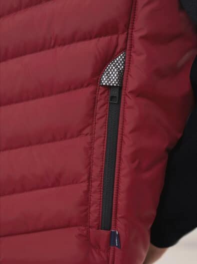 Klima Leichtsteppweste Rot