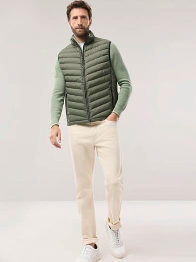 Klima Leichtsteppweste Khaki