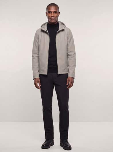 Softshelljacke mit Aussenweste Ecru