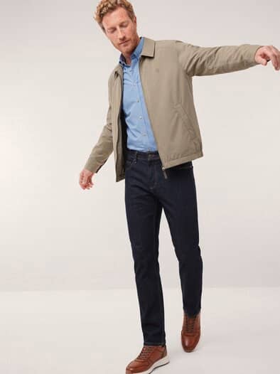 Wasserabw. Blouson aus Microfaser Beige