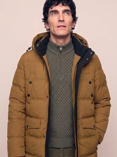 Aquastop Steppjacke 2.0 Cognac