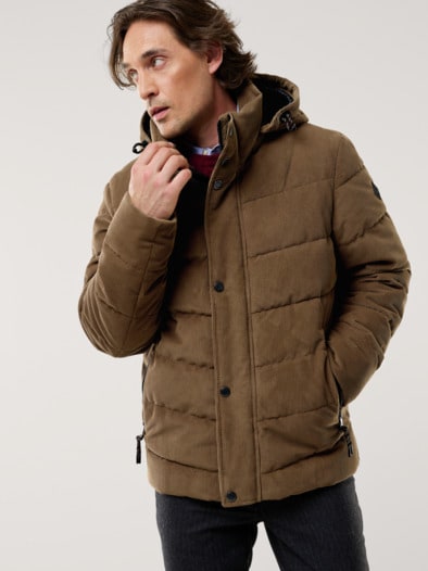 Cord Steppjacke Camel