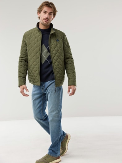 Ultrasonic Leichtsteppjacke Oliv