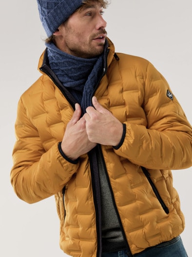 Daunen Steppjacke Safran