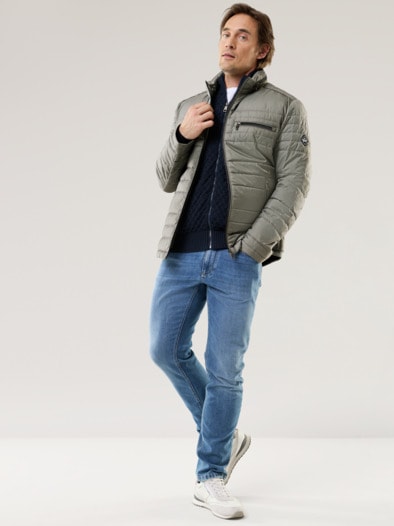 Microfaser Leichtjacke 2.0 Stein