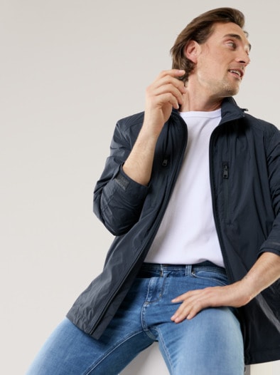 Multifunktionsjacke Marine