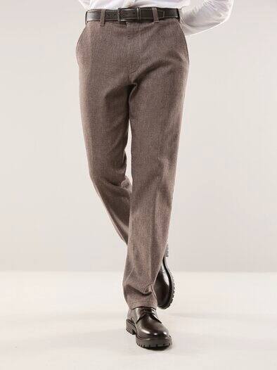 Gürtel-Chino Wool-Look Sand