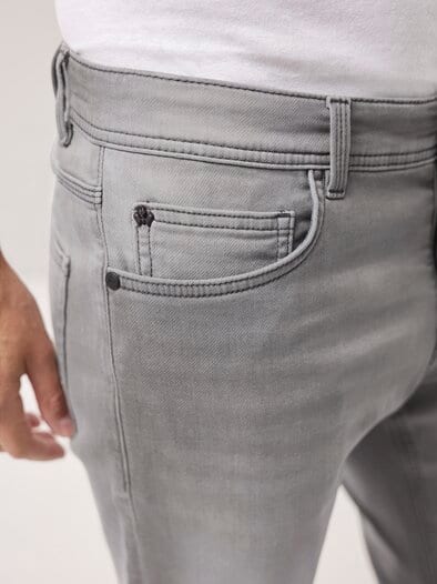 Jogger-Jeans Superstretch Light Grey